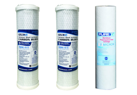 Reverse Osmosis Water Systems - 3 Stage Filters