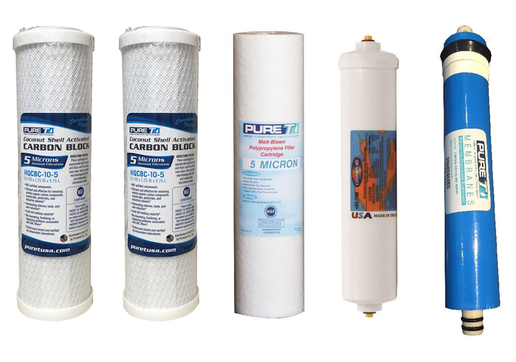 Reverse Osmosis Water Systems - 5 Stage Filters